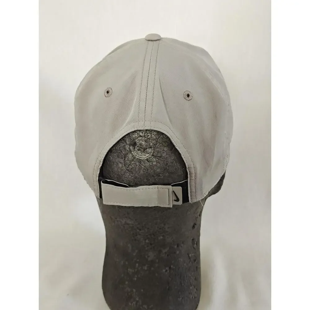 Anaheim Angels Gray Embroidered DriFit Strapback Hat Cap MLB‎ Nike Legacy91